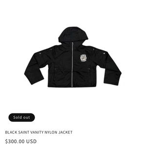 BLACK SAINT VANITY NYLON JACKET